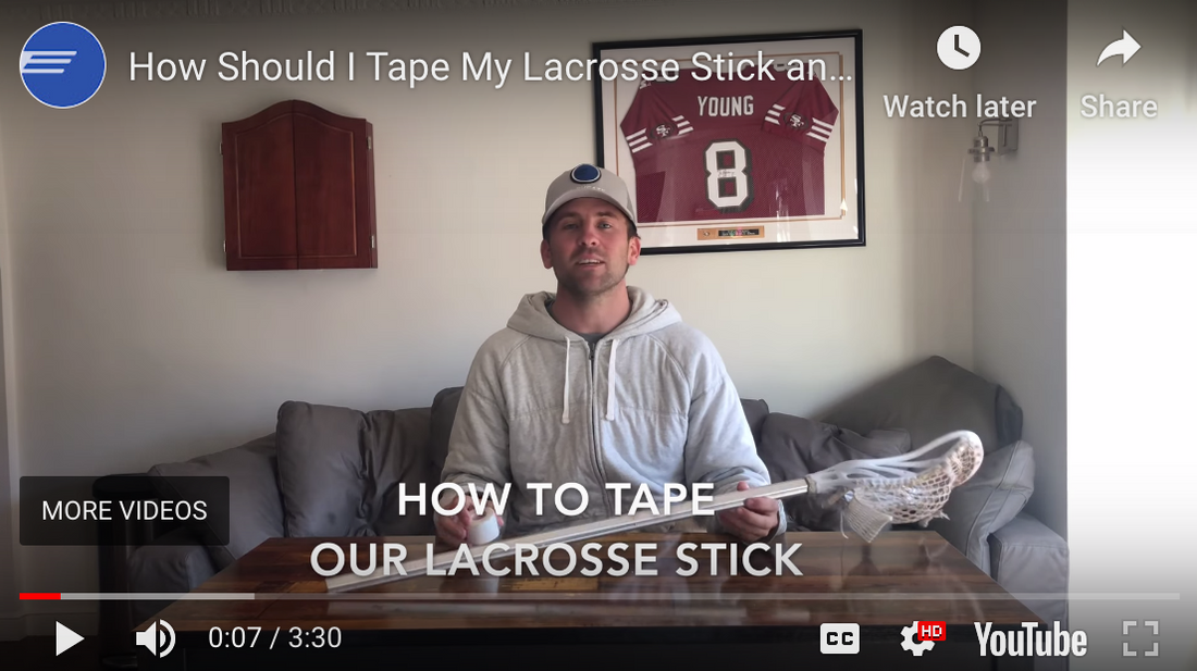 How to Tape a Lacrosse Stick Just Right - Lacrosse All Stars